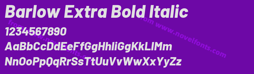 Barlow Extra Bold ItalicPreview Barlow Extra Bold ItalicPreview