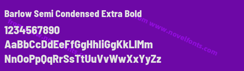 Barlow Semi Condensed Extra BoldPreview Barlow Semi Condensed Extra BoldPreview