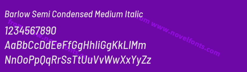 Barlow Semi Condensed Medium ItalicPreview Barlow Semi Condensed Medium ItalicPreview