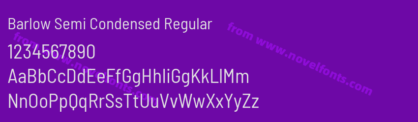 Barlow Semi Condensed RegularPreview