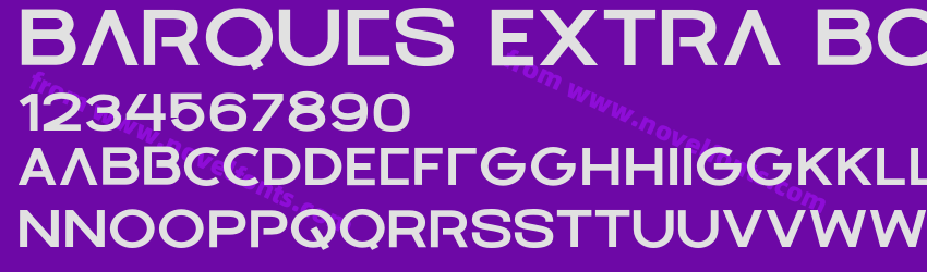 Barques Extra BoldPreview