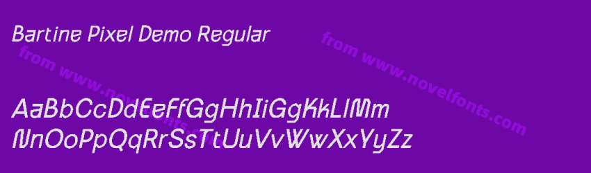 Bartine Pixel Demo RegularPreview Bartine Pixel Demo RegularPreview