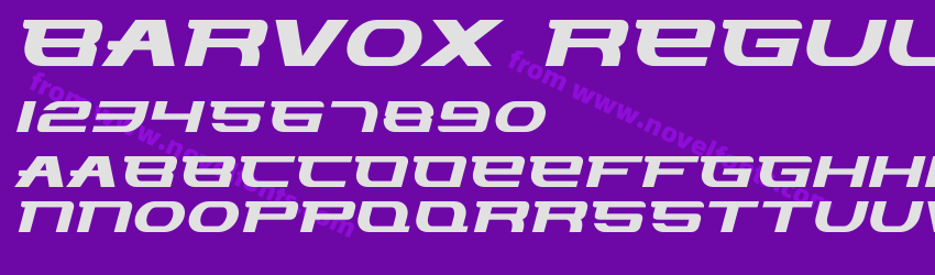 Barvox RegularPreview Barvox RegularPreview