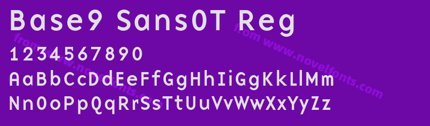 Base9 SansOT RegPreview Base9 SansOT RegPreview