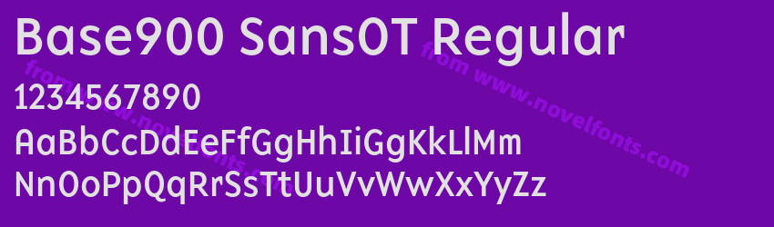 Base900 SansOT RegularPreview Base900 SansOT RegularPreview