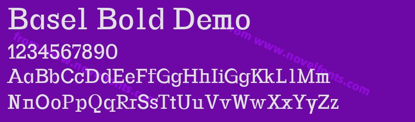 Basel Bold DemoPreview Basel Bold DemoPreview