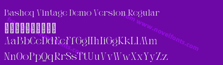 Basheq Vintage Demo Version RegularPreview Basheq Vintage Demo Version RegularPreview