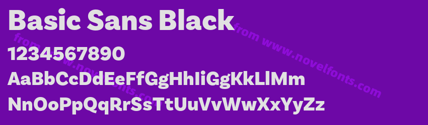 Basic Sans BlackPreview Basic Sans BlackPreview