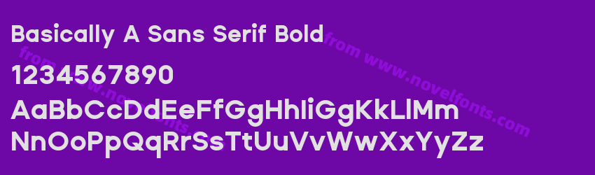 Basically A Sans Serif BoldPreview Basically A Sans Serif BoldPreview