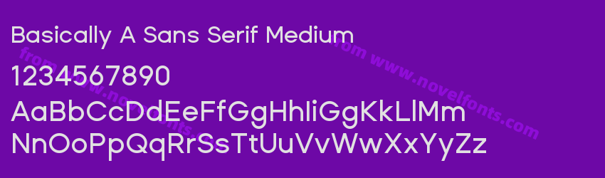 Basically A Sans Serif MediumPreview Basically A Sans Serif MediumPreview