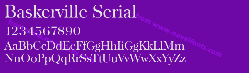 Baskerville SerialPreview Baskerville SerialPreview