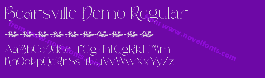 Bearsville Demo RegularPreview Bearsville Demo RegularPreview