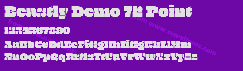 Beastly Demo 72 PointPreview