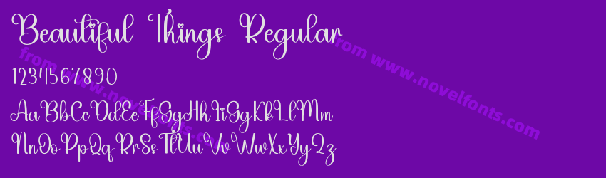 Beautiful Things RegularPreview