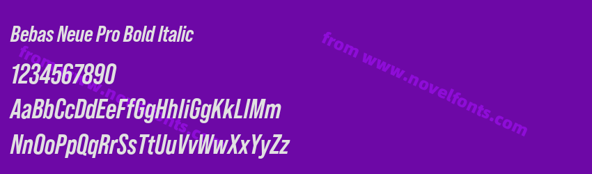 Bebas Neue Pro Bold ItalicPreview Bebas Neue Pro Bold ItalicPreview