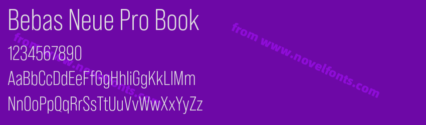 Bebas Neue Pro BookPreview Bebas Neue Pro BookPreview