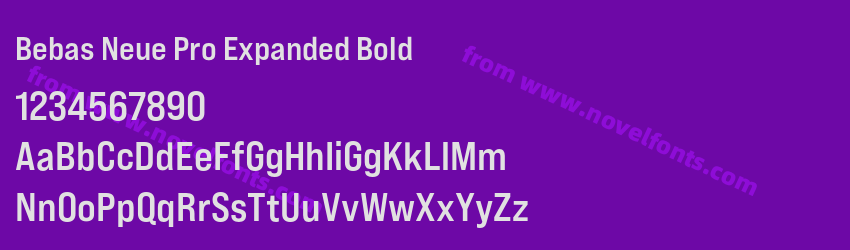 Bebas Neue Pro Expanded BoldPreview Bebas Neue Pro Expanded BoldPreview