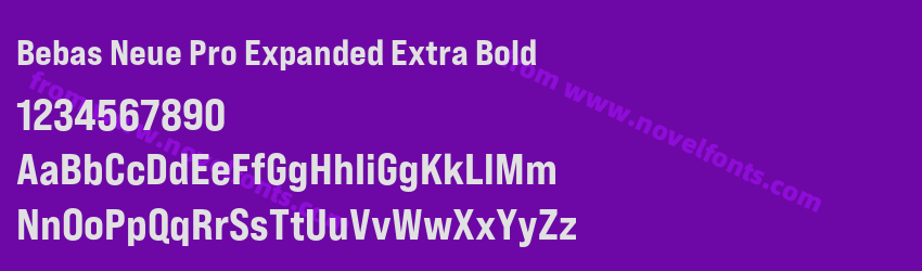 Bebas Neue Pro Expanded Extra BoldPreview Bebas Neue Pro Expanded Extra BoldPreview