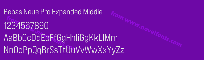 Bebas Neue Pro Expanded MiddlePreview