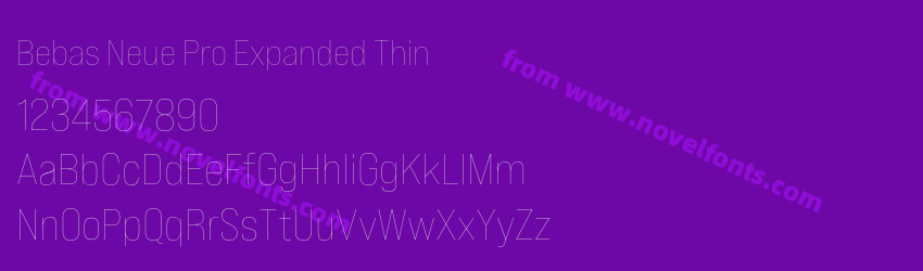 Bebas Neue Pro Expanded ThinPreview