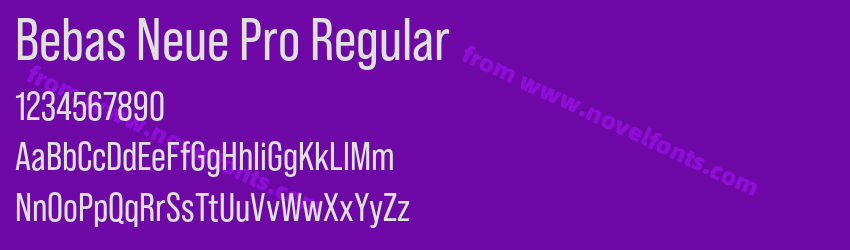 Bebas Neue Pro RegularPreview