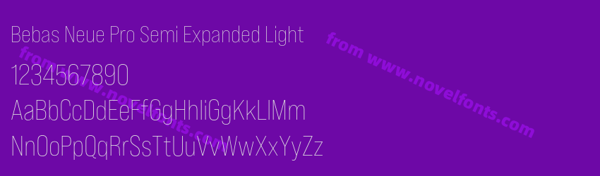 Bebas Neue Pro Semi Expanded LightPreview Bebas Neue Pro Semi Expanded LightPreview