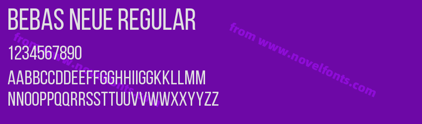 Bebas Neue RegularPreview