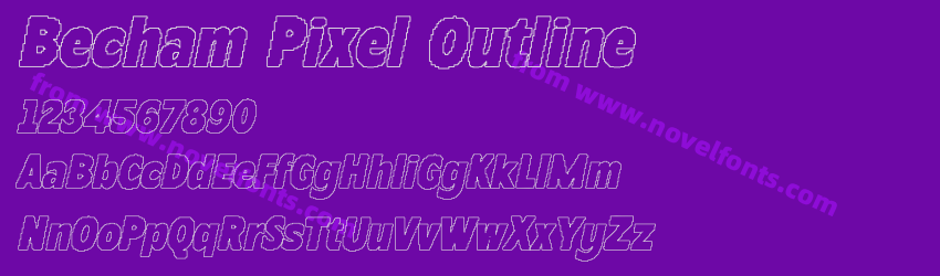 Becham Pixel OutlinePreview Becham Pixel OutlinePreview