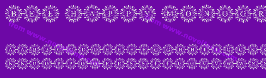 Bee Happy MonogramPreview Bee Happy MonogramPreview