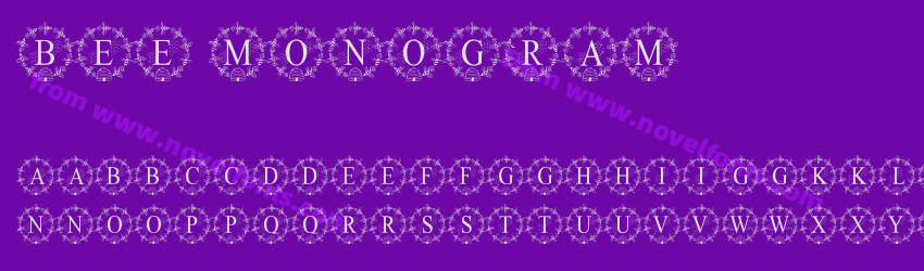Bee MonogramPreview