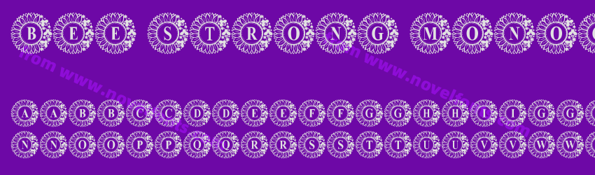 Bee Strong MonogramPreview Bee Strong MonogramPreview