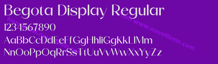 Begota Display RegularPreview Begota Display RegularPreview