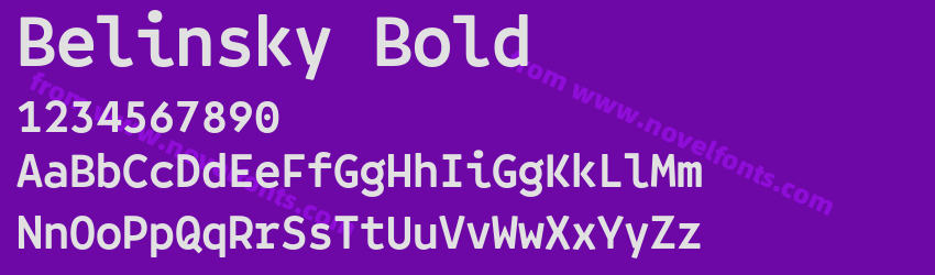Belinsky BoldPreview Belinsky BoldPreview