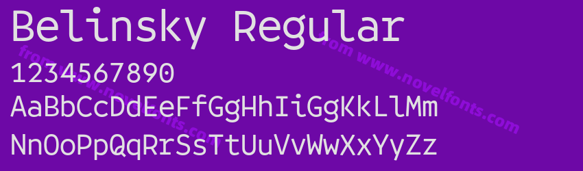 Belinsky RegularPreview Belinsky RegularPreview