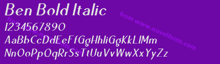 Ben Bold ItalicPreview