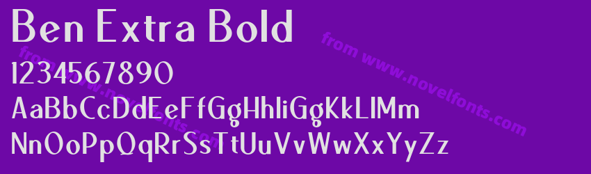 Ben Extra BoldPreview Ben Extra BoldPreview