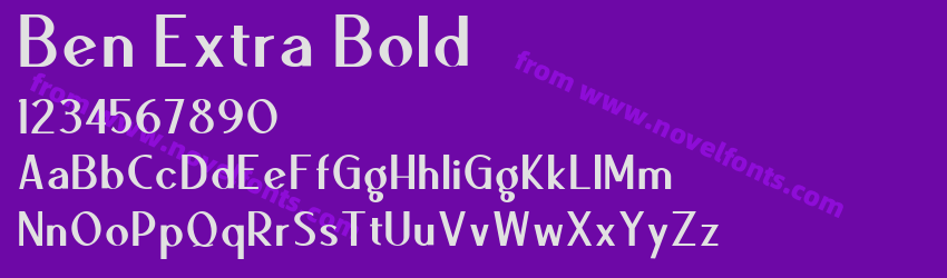 Ben Extra BoldPreview Ben Extra BoldPreview