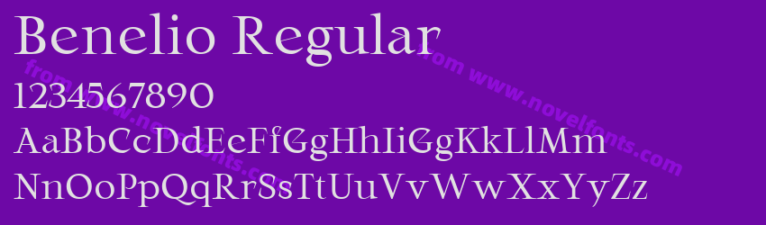 Benelio RegularPreview Benelio RegularPreview