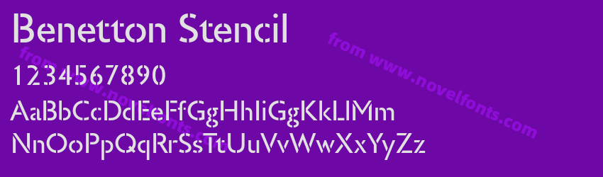 Benetton StencilPreview Benetton StencilPreview