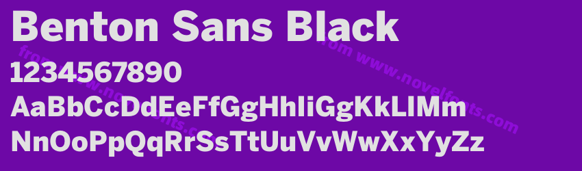 Benton Sans BlackPreview Benton Sans BlackPreview