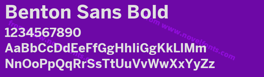 Benton Sans BoldPreview Benton Sans BoldPreview