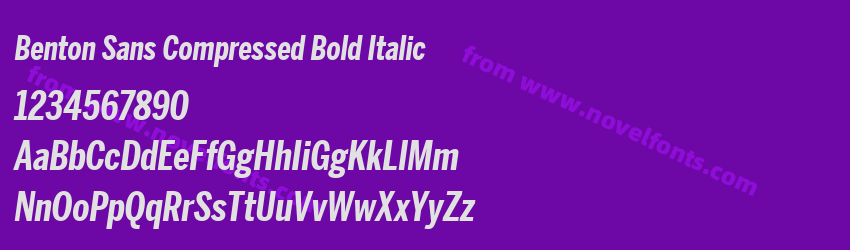 Benton Sans Compressed Bold ItalicPreview Benton Sans Compressed Bold ItalicPreview