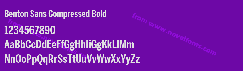 Benton Sans Compressed BoldPreview Benton Sans Compressed BoldPreview
