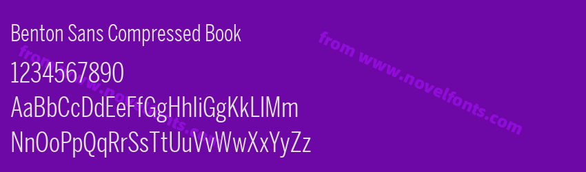 Benton Sans Compressed BookPreview Benton Sans Compressed BookPreview