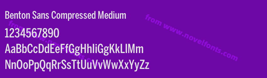 Benton Sans Compressed MediumPreview Benton Sans Compressed MediumPreview
