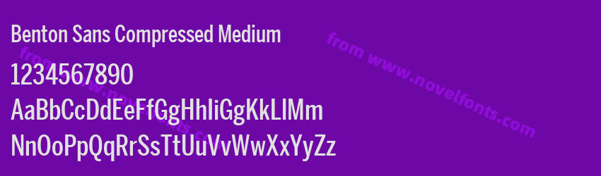 Benton Sans Compressed MediumPreview Benton Sans Compressed MediumPreview