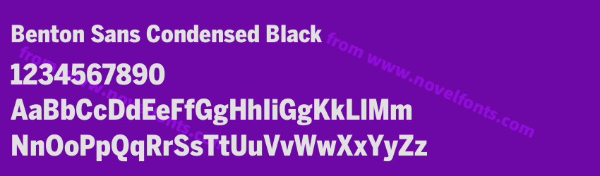 Benton Sans Condensed BlackPreview Benton Sans Condensed BlackPreview