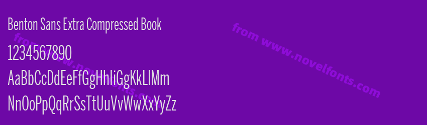 Benton Sans Extra Compressed BookPreview