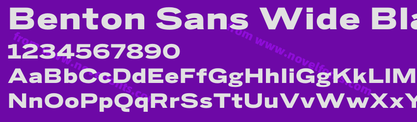 Benton Sans Wide BlackPreview Benton Sans Wide BlackPreview
