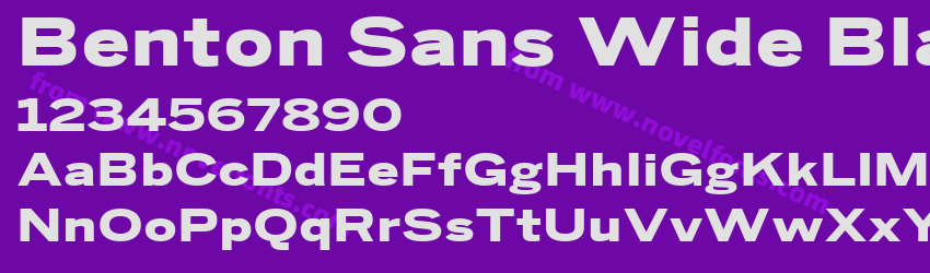 Benton Sans Wide BlackPreview Benton Sans Wide BlackPreview